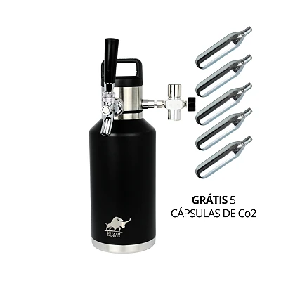 Búfalo Growler On TAP 2L - Chopeira Térmica Portatil